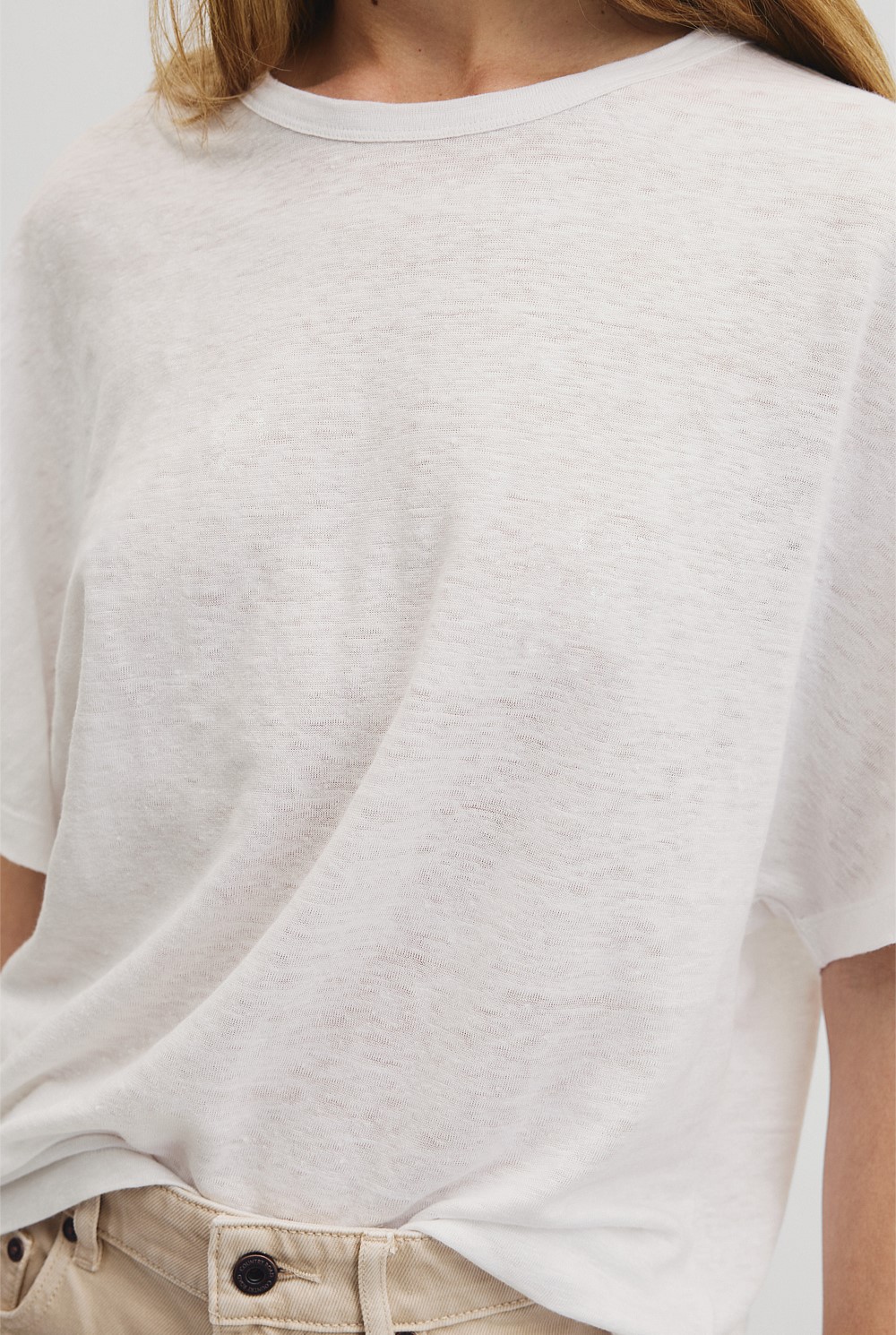 Linen Dolman T-Shirt