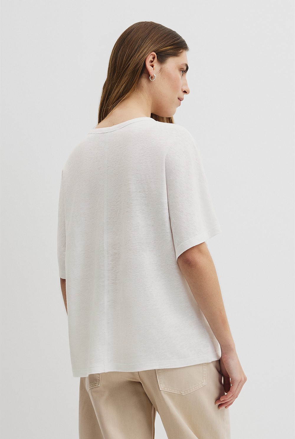 Linen Dolman T-Shirt