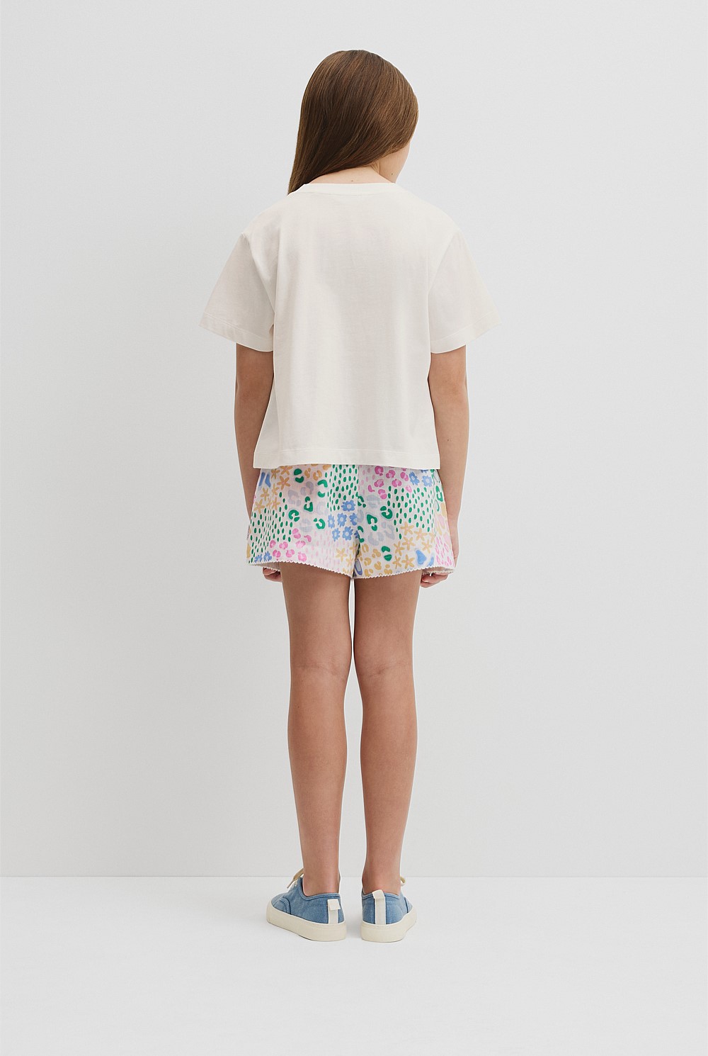 Teen Short Sleeve Oversized Print T-Shirt