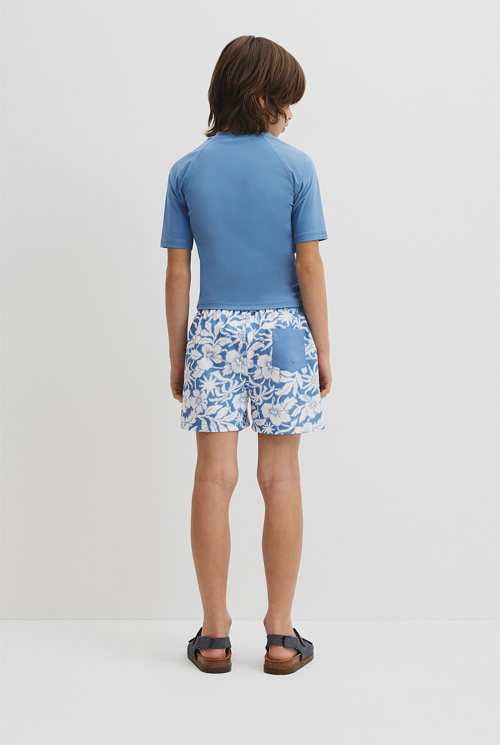Teen Short Sleeve Logo Rash Vest