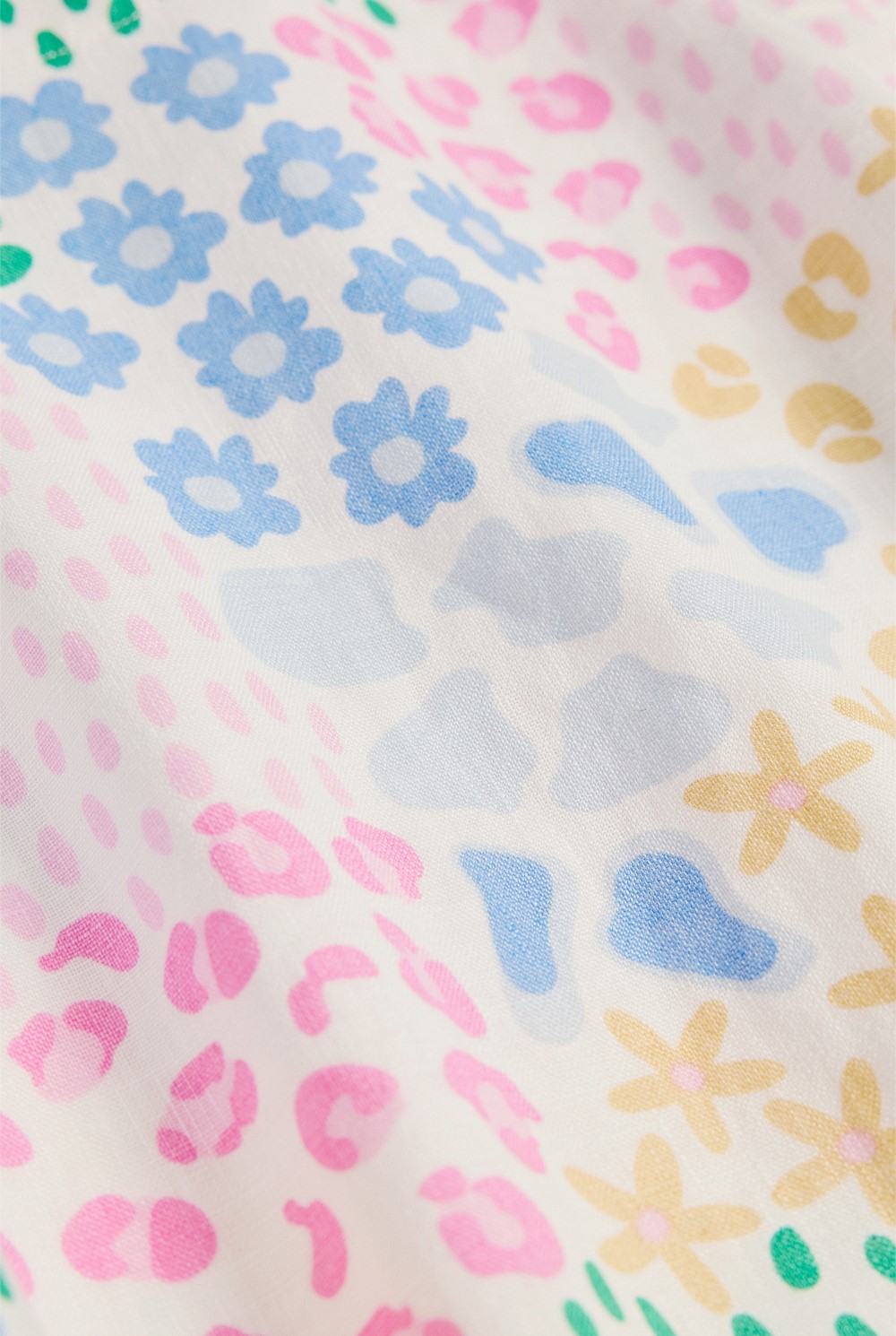 Teen Sleeveless Print Shift Dress