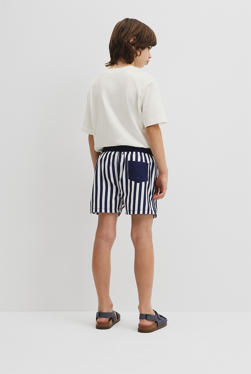 Teen Stripe Board Short