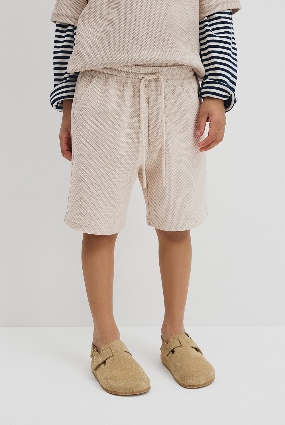 Organically Grown Cotton Waffle Short