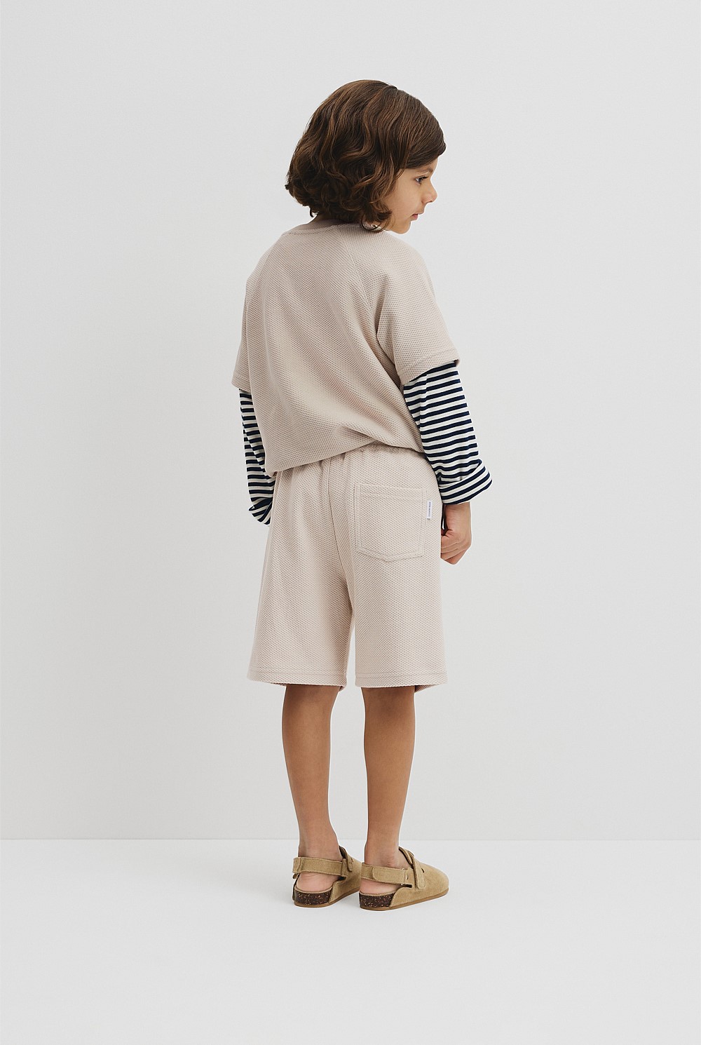 Organically Grown Cotton Waffle Short