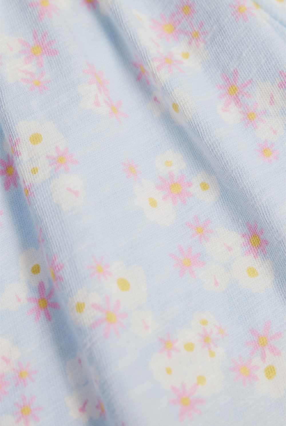 Organically Grown Cotton Short Sleeve Puff Sleeve Top
