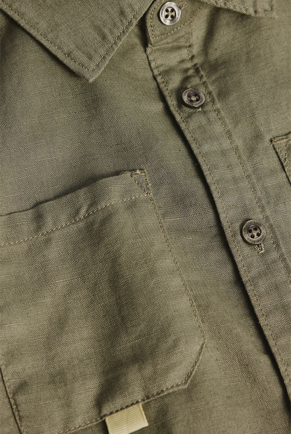 Short Sleeve Pocket Detail Shirt