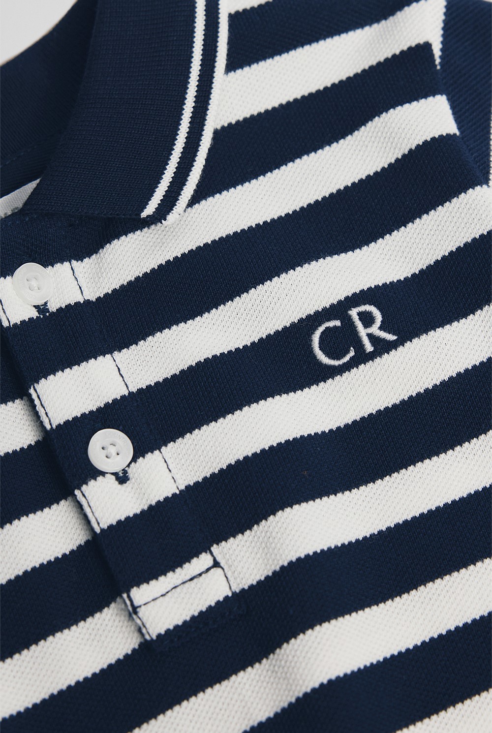 Short Sleeve Logo Polo
