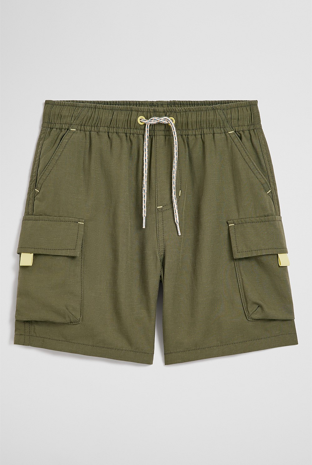 Contrast Cargo Pant Straight