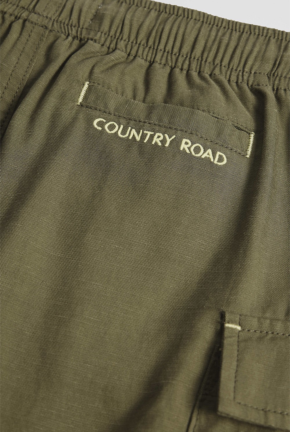 Contrast Cargo Pant Straight