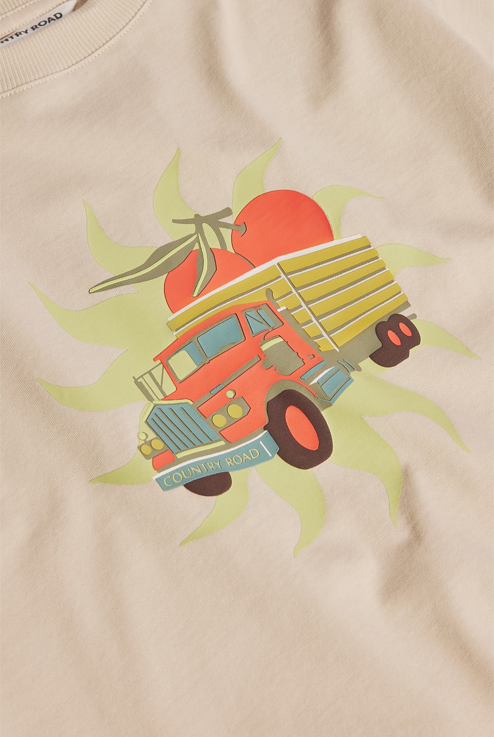 Oversized Short Sleeve Market T-Shirt