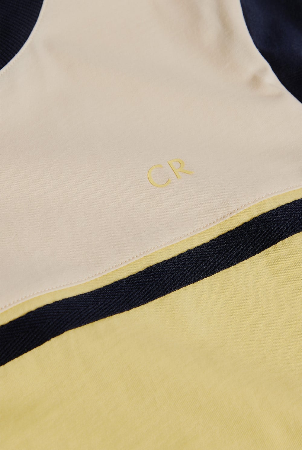 Relaxed Contrast Splice T-Shirt