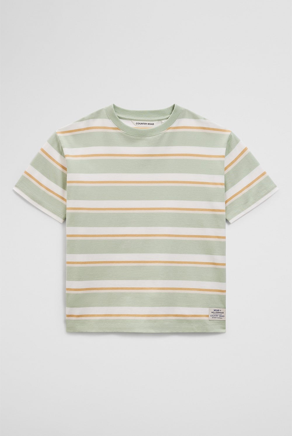 Oversized Stripe Short Sleeve T-Shirt