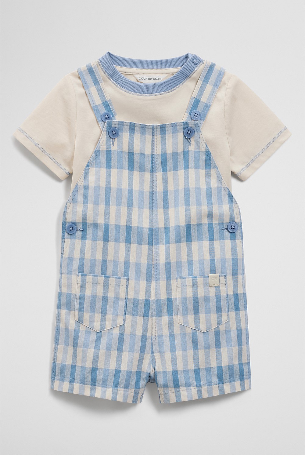 Woven Overall Set