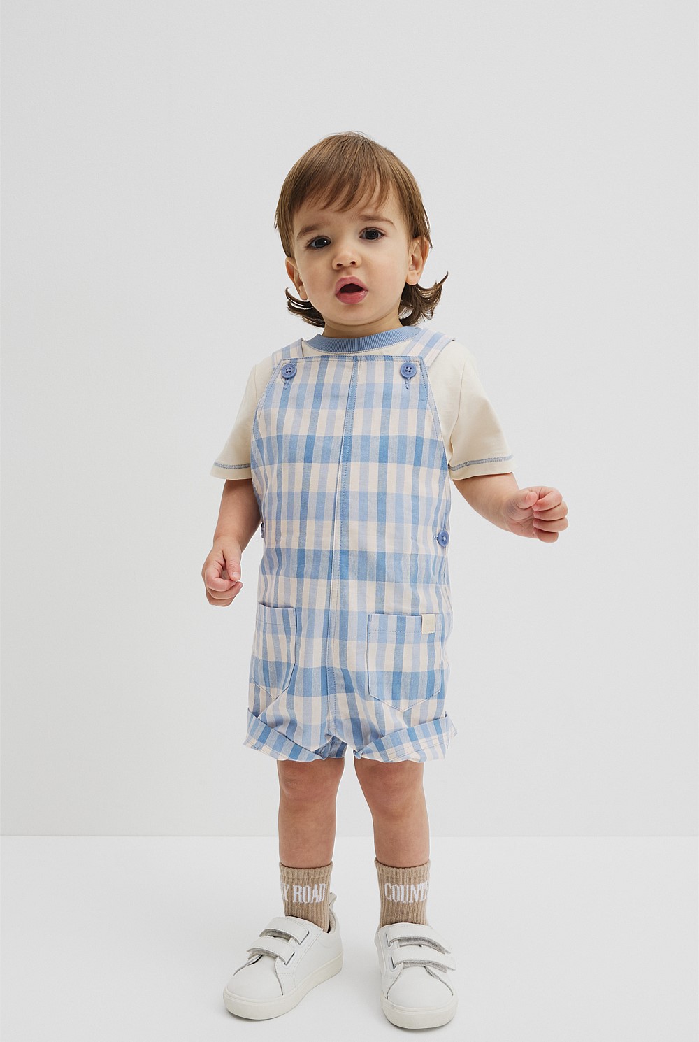 Woven Overall Set