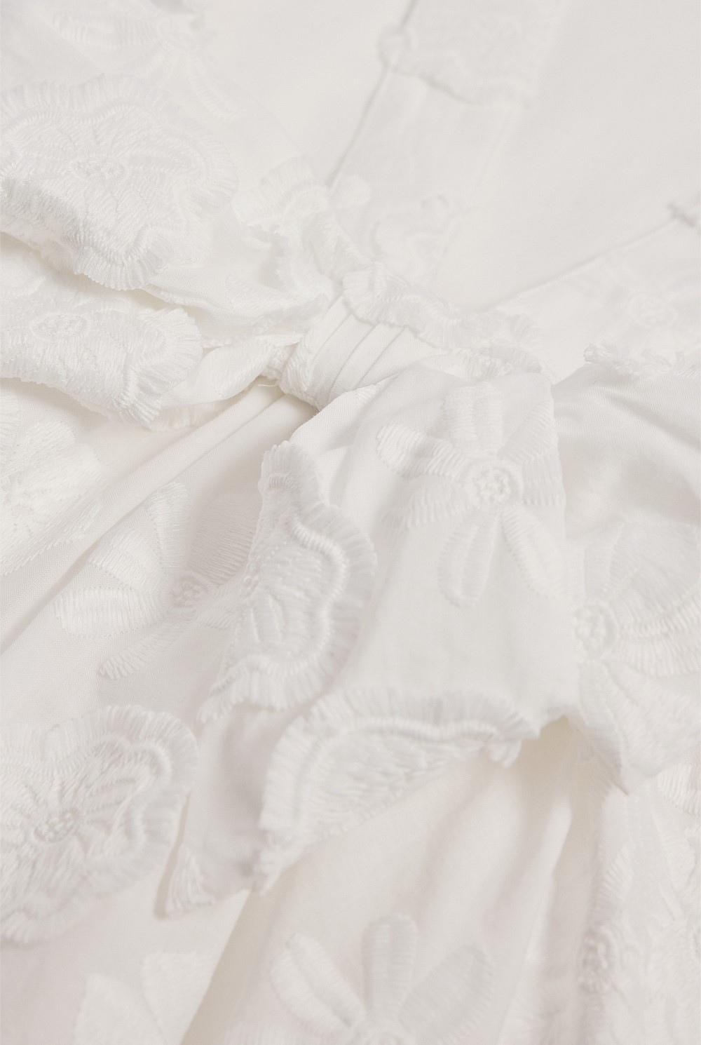 Sleeveless Broderie Dress