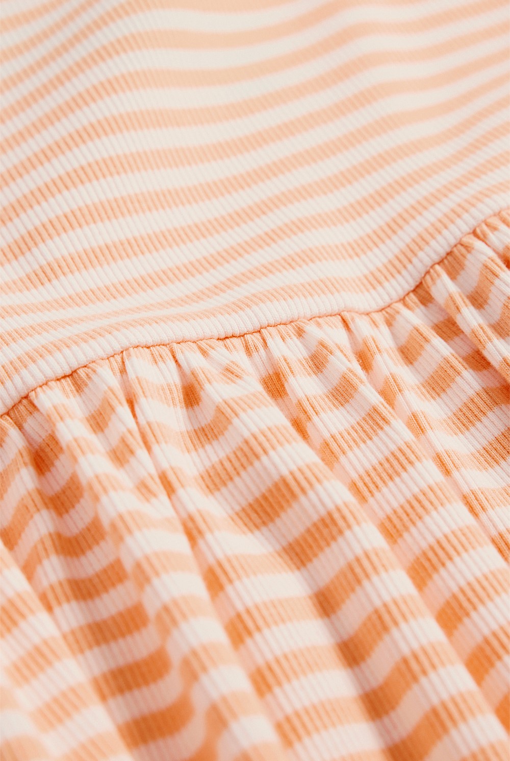 Australian Cotton Blend Short Sleeve Rib Dress