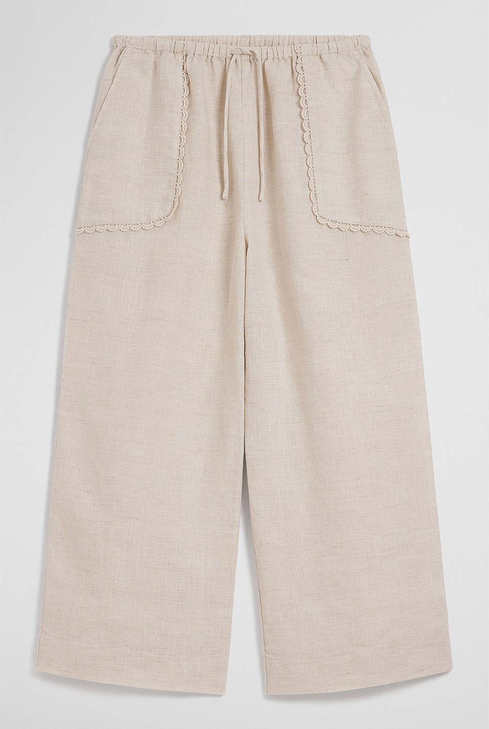 Linen Wide Leg Pant