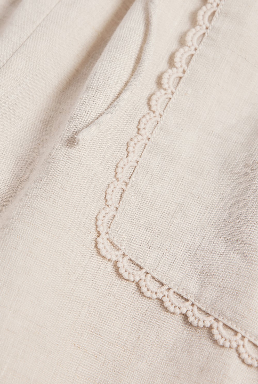 Linen Wide Leg Pant
