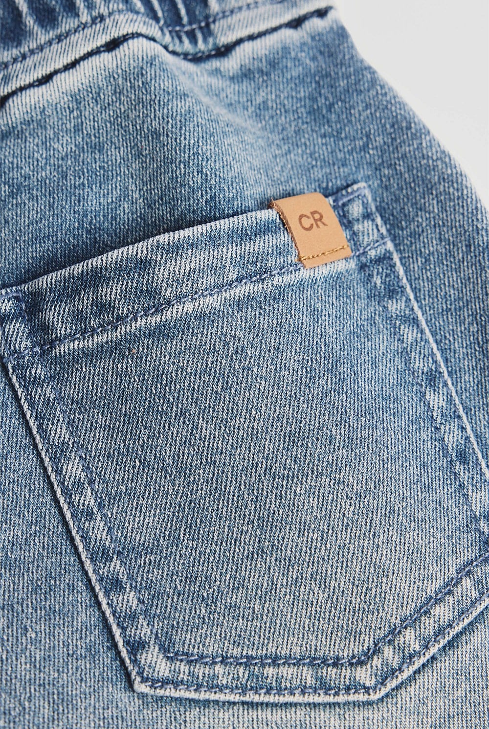 Pull On Denim Straight