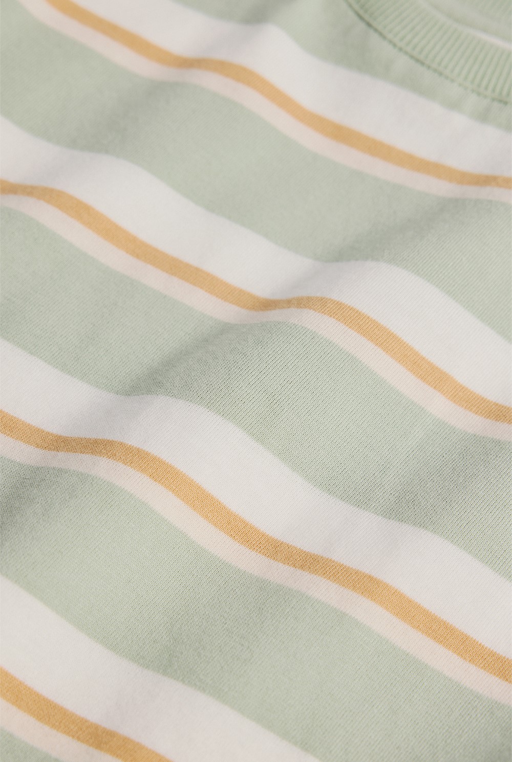Oversized Stripe Short Sleeve T-Shirt