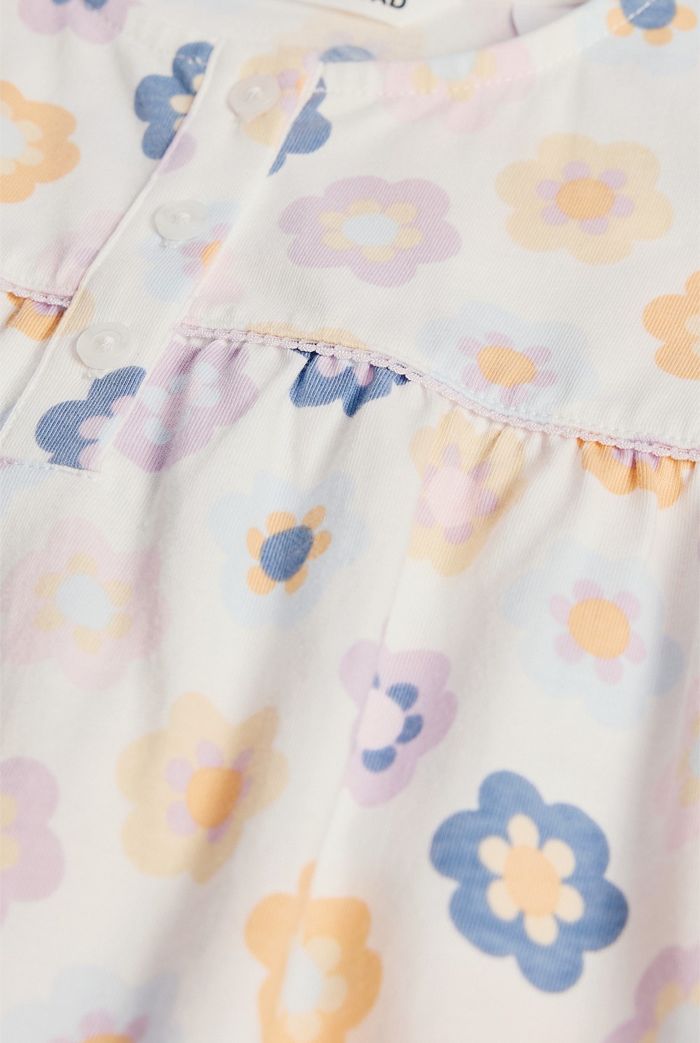 Short Sleeve Frill Sleep Set