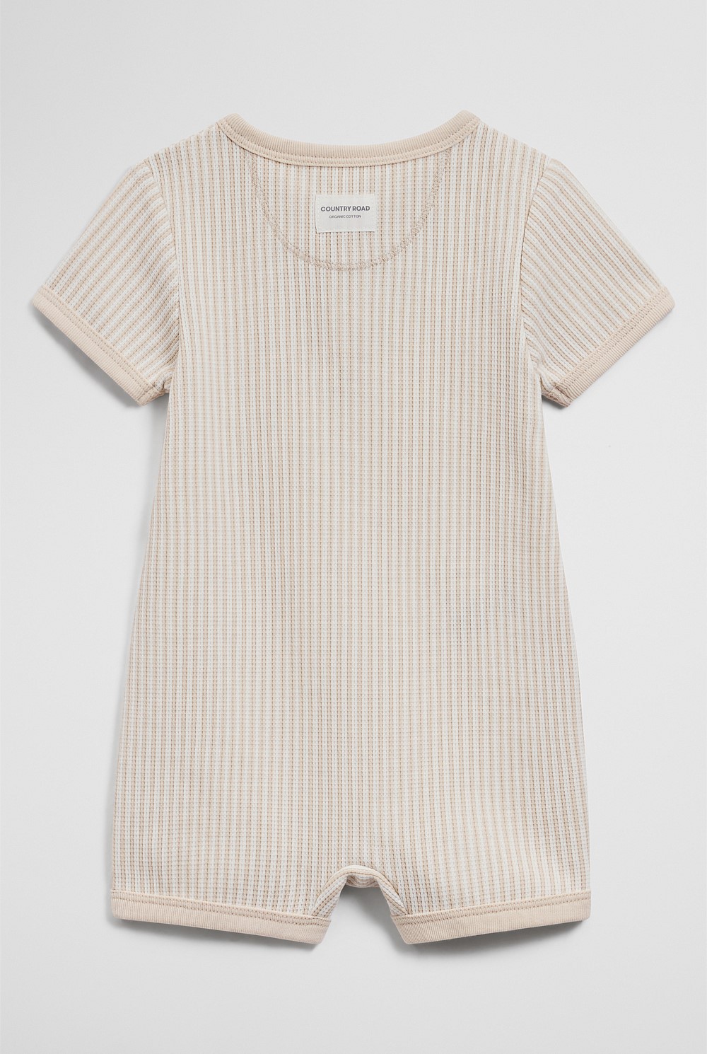 Short Sleeve Waffle Romper