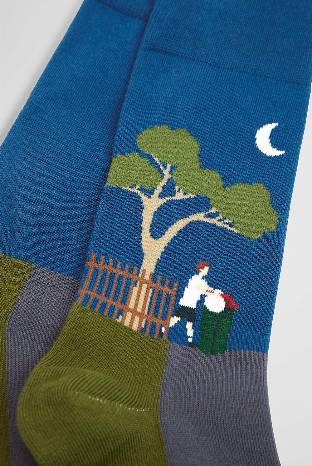 Asutralian Cotton Blend Bin Night Sock