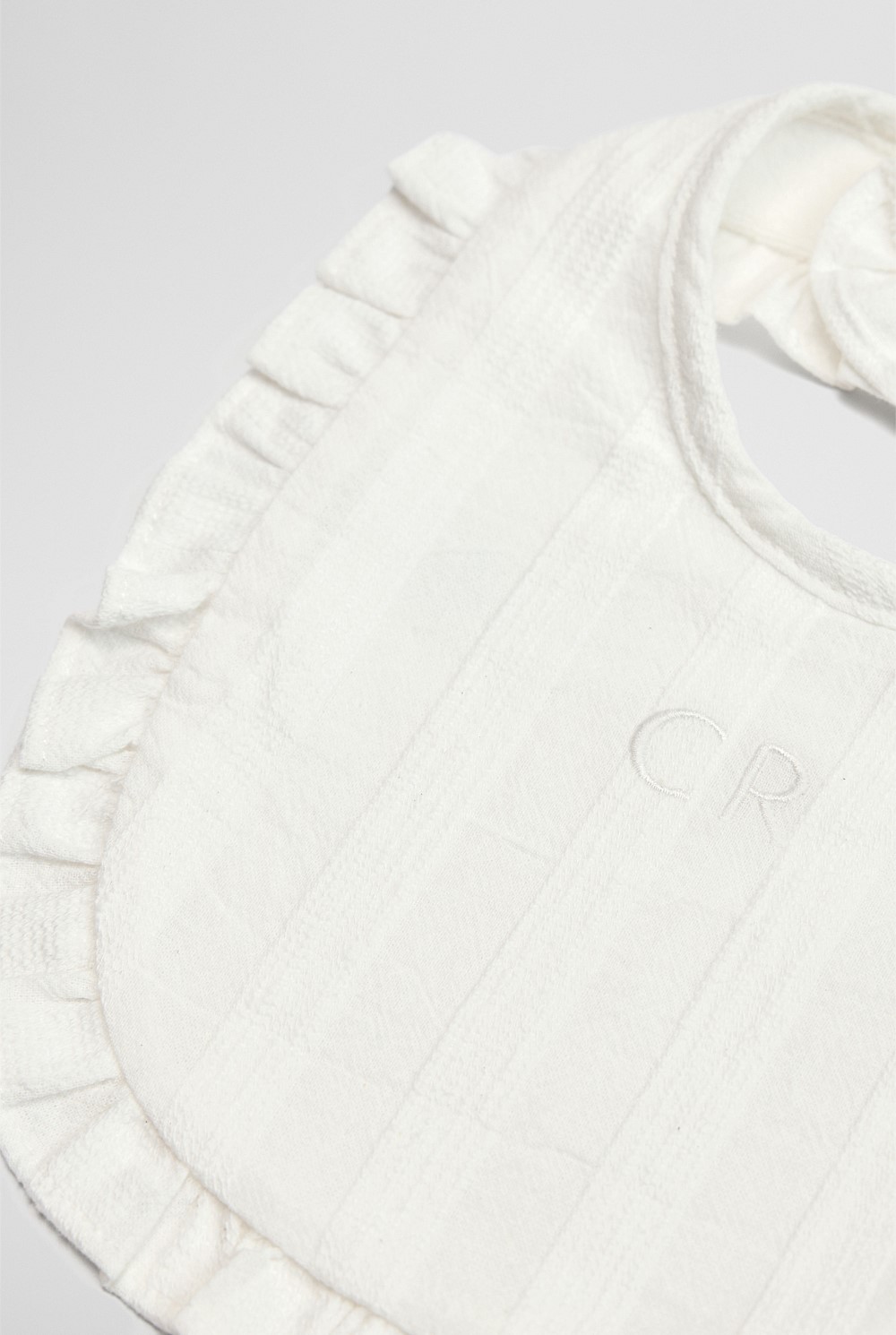 Woven Frill Bib