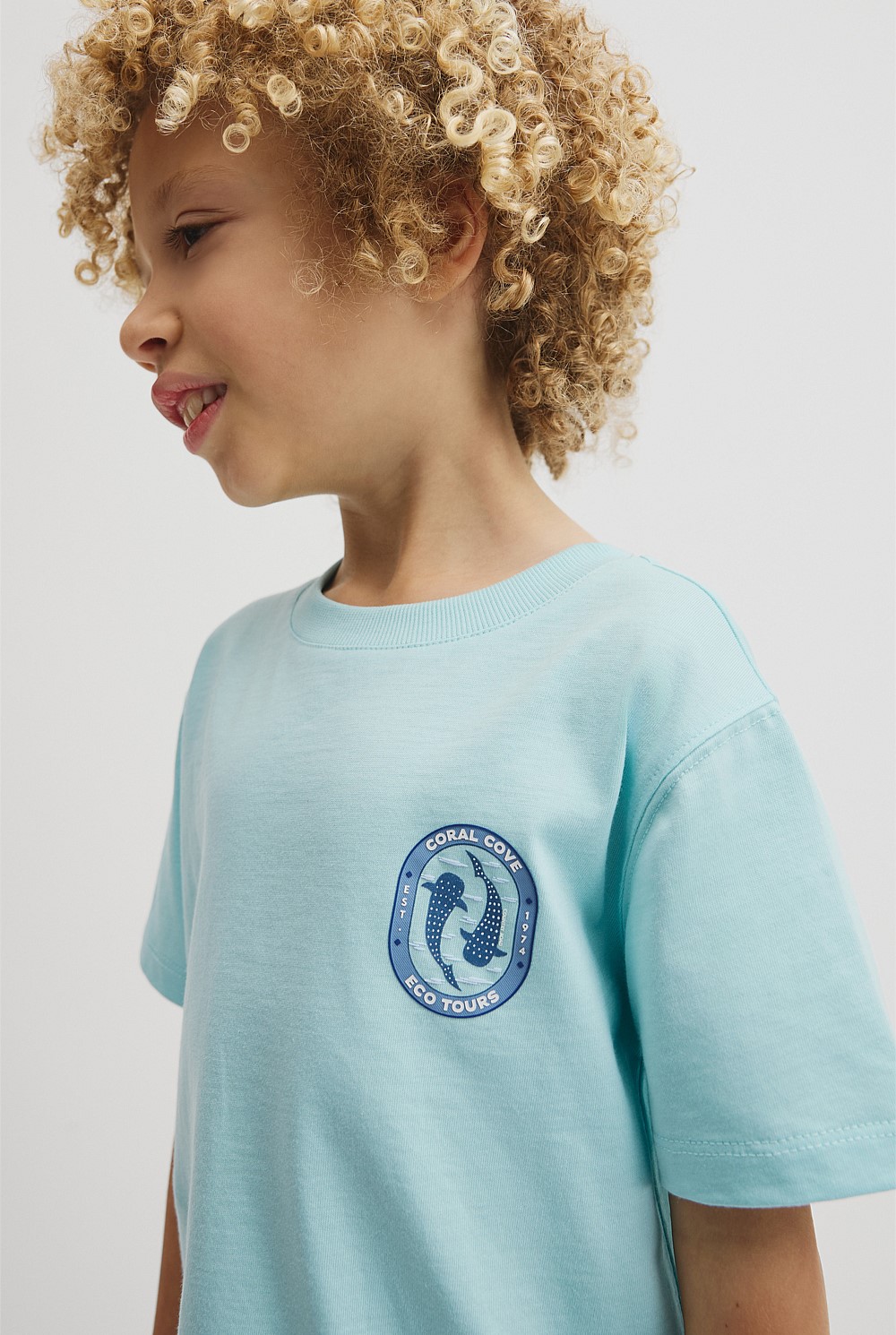Relaxed Fit Short Sleeve Whale Shark T-Shirt