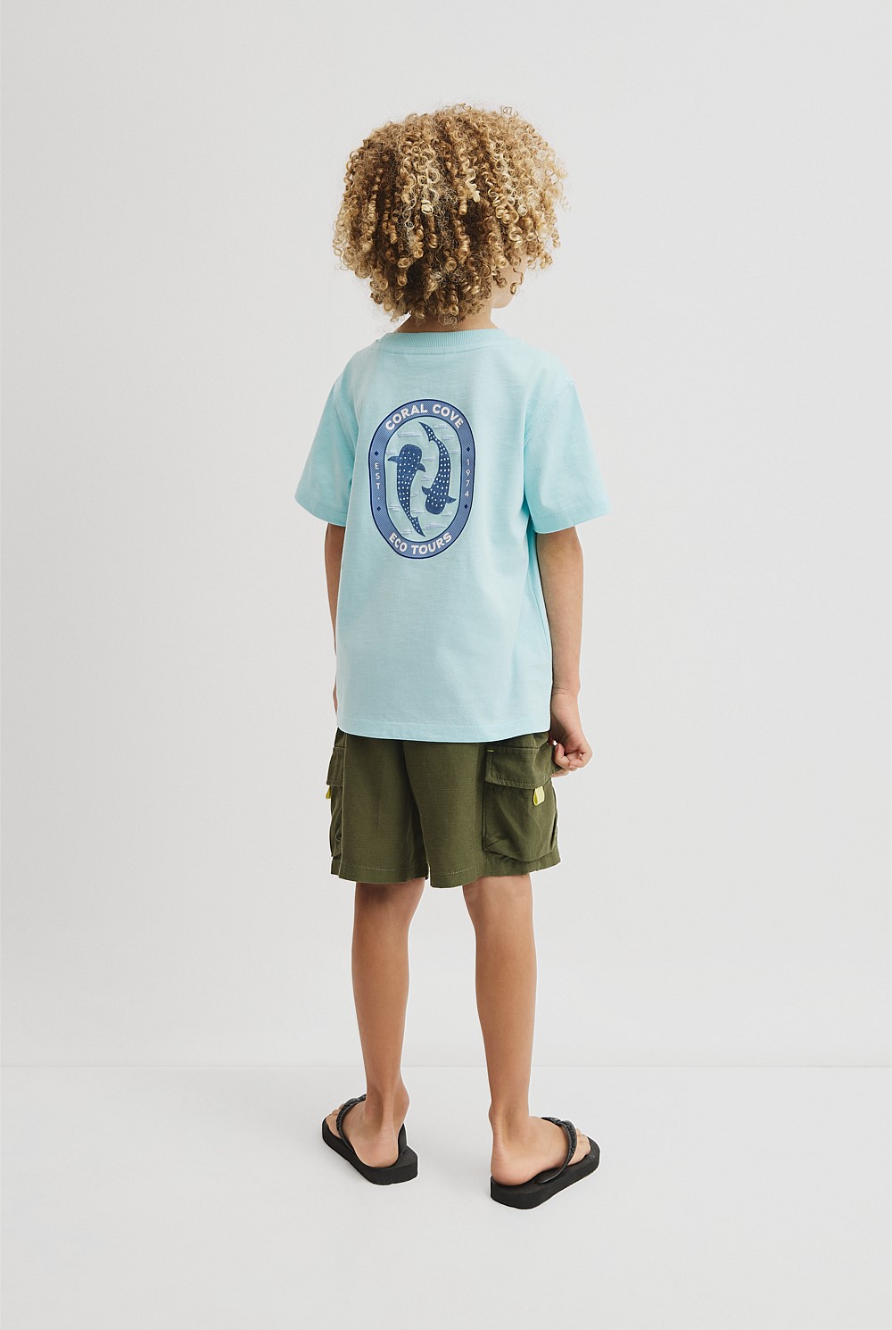 Relaxed Fit Short Sleeve Whale Shark T-Shirt