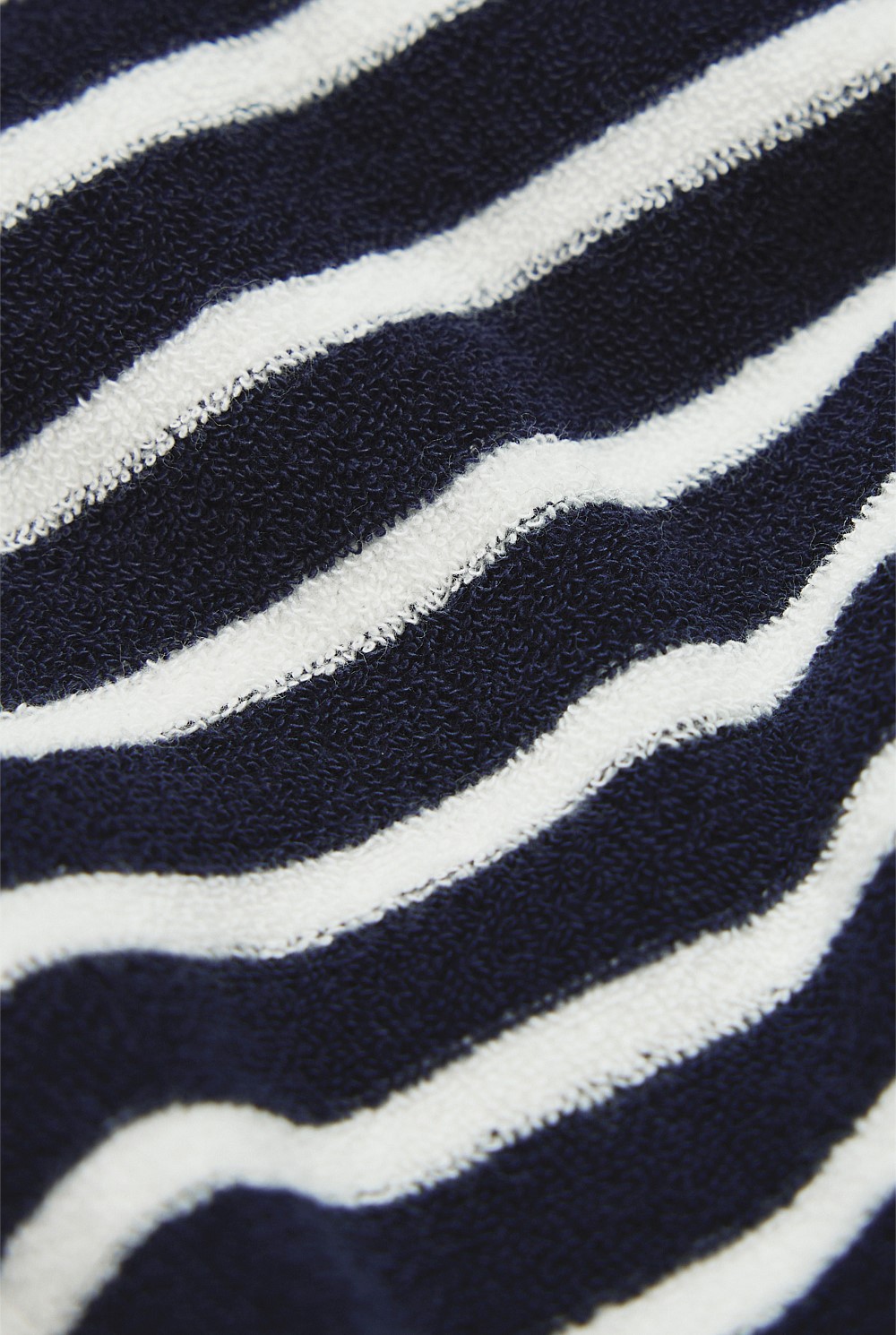 Relaxed Fit Stripe Terry Polo