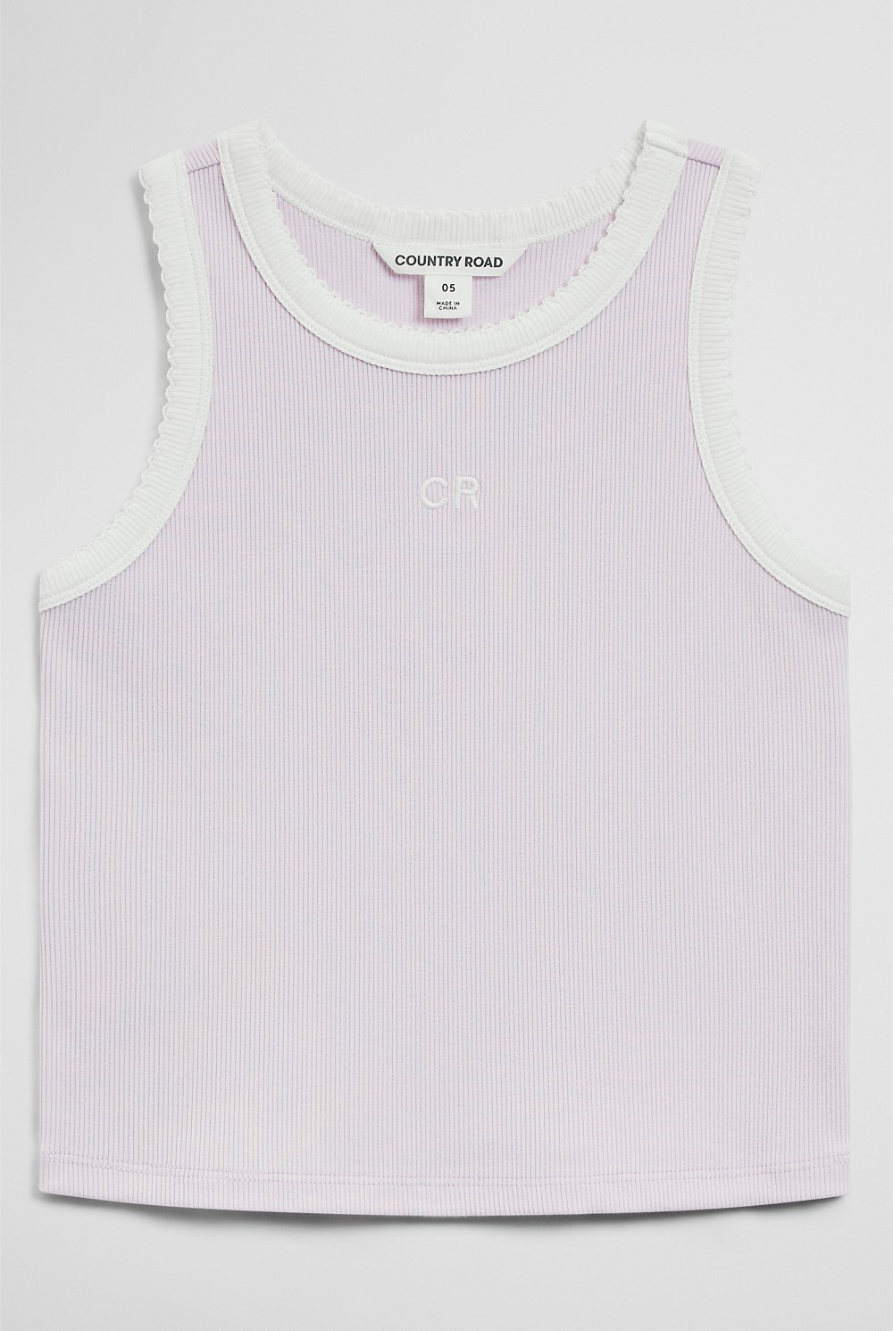 Sleeveless Ribbed Tank