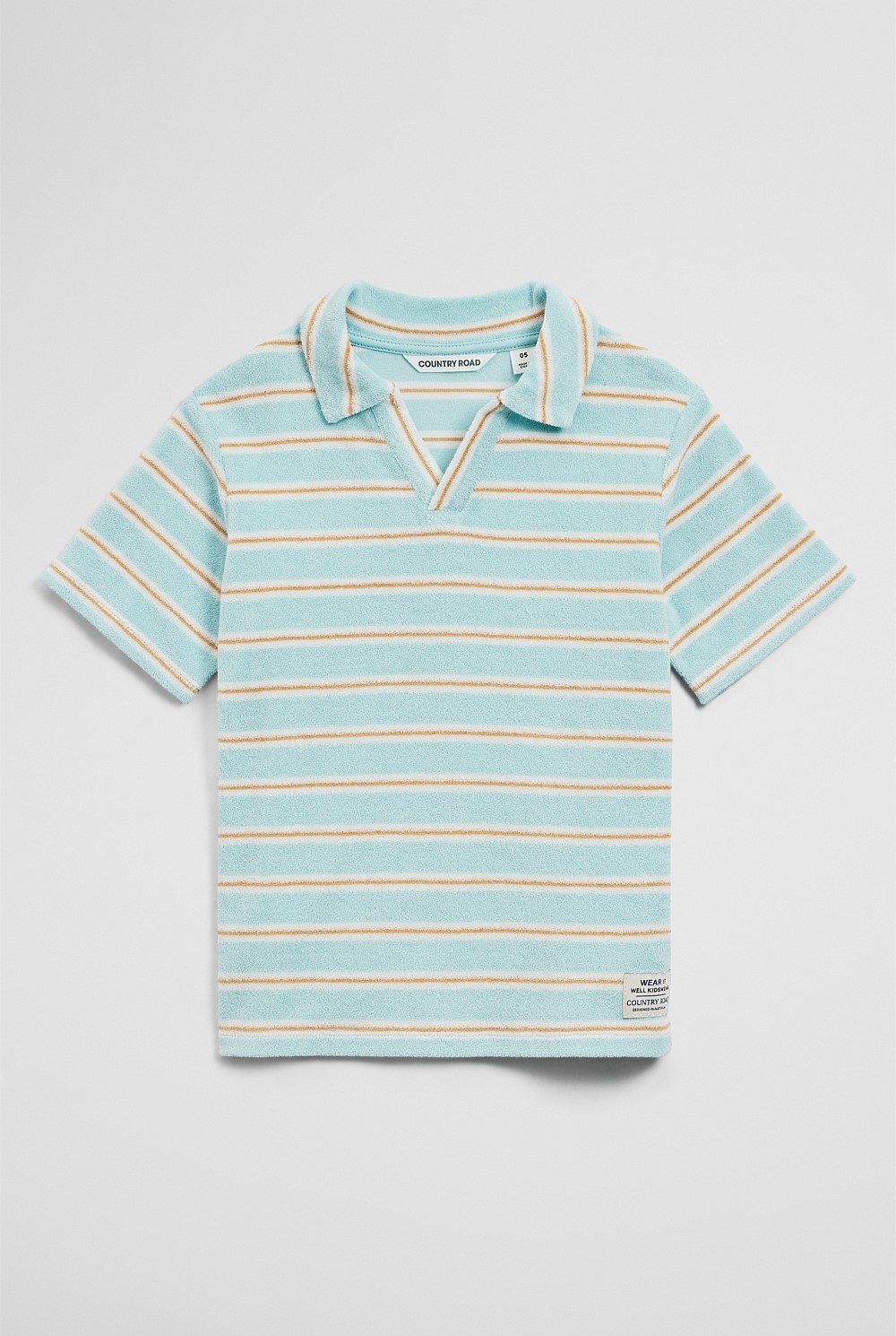 Short Sleeve Relaxed Terry Polo
