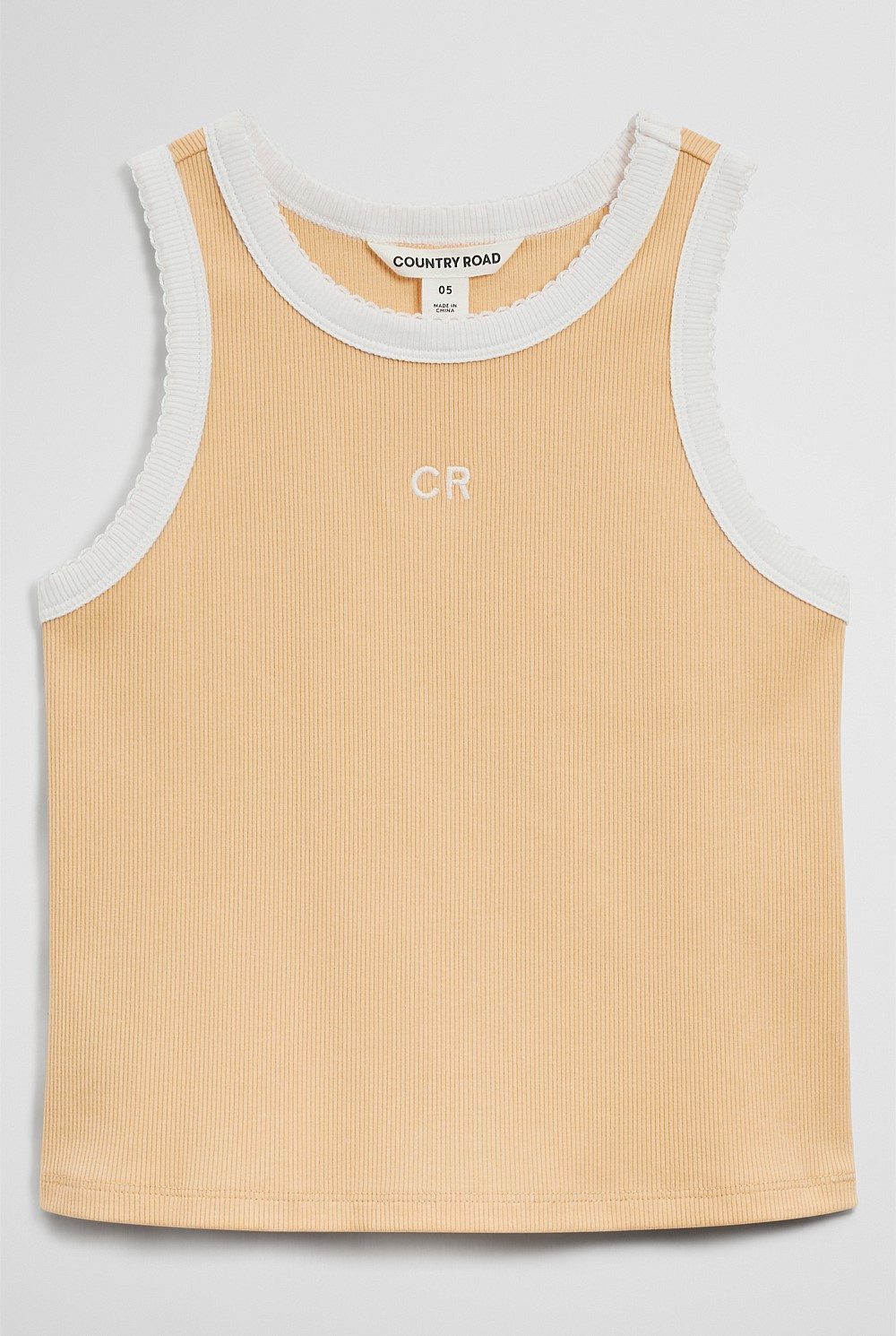 Sleeveless Ribbed Tank