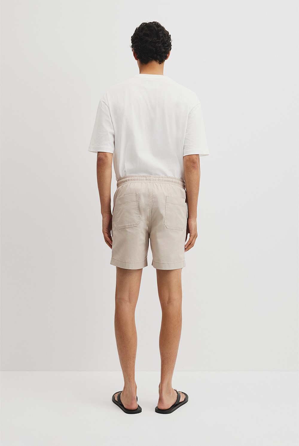 Cotton Drawcord Straight Short