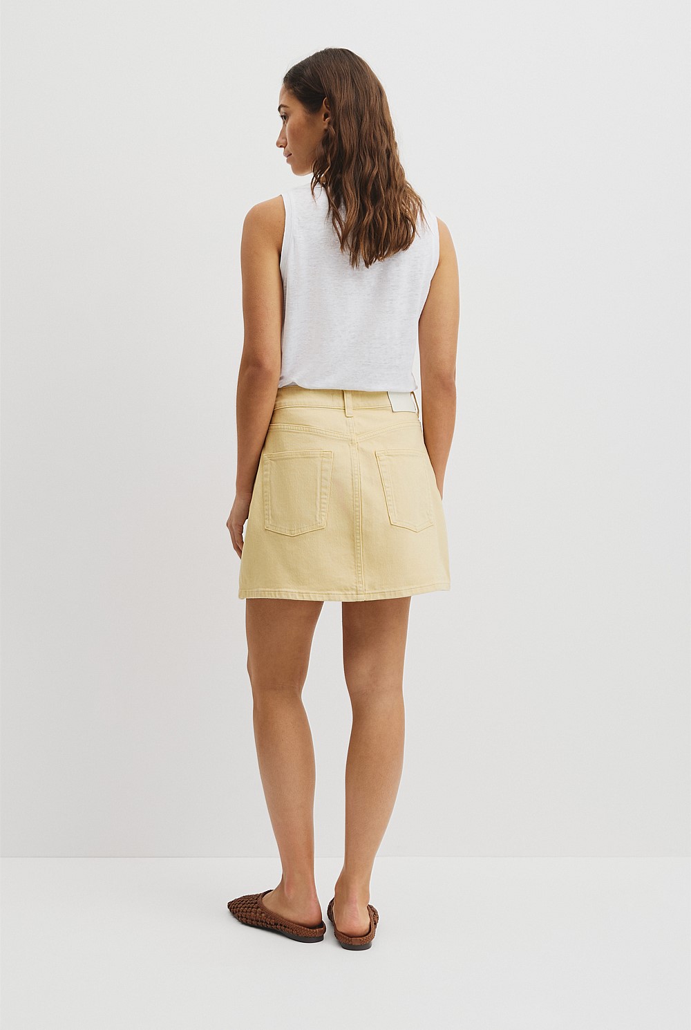 Denim Mini Skirt