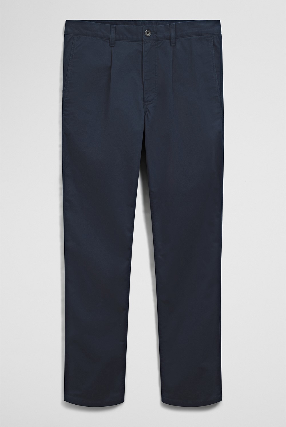 Australian Cotton Pleated Chino