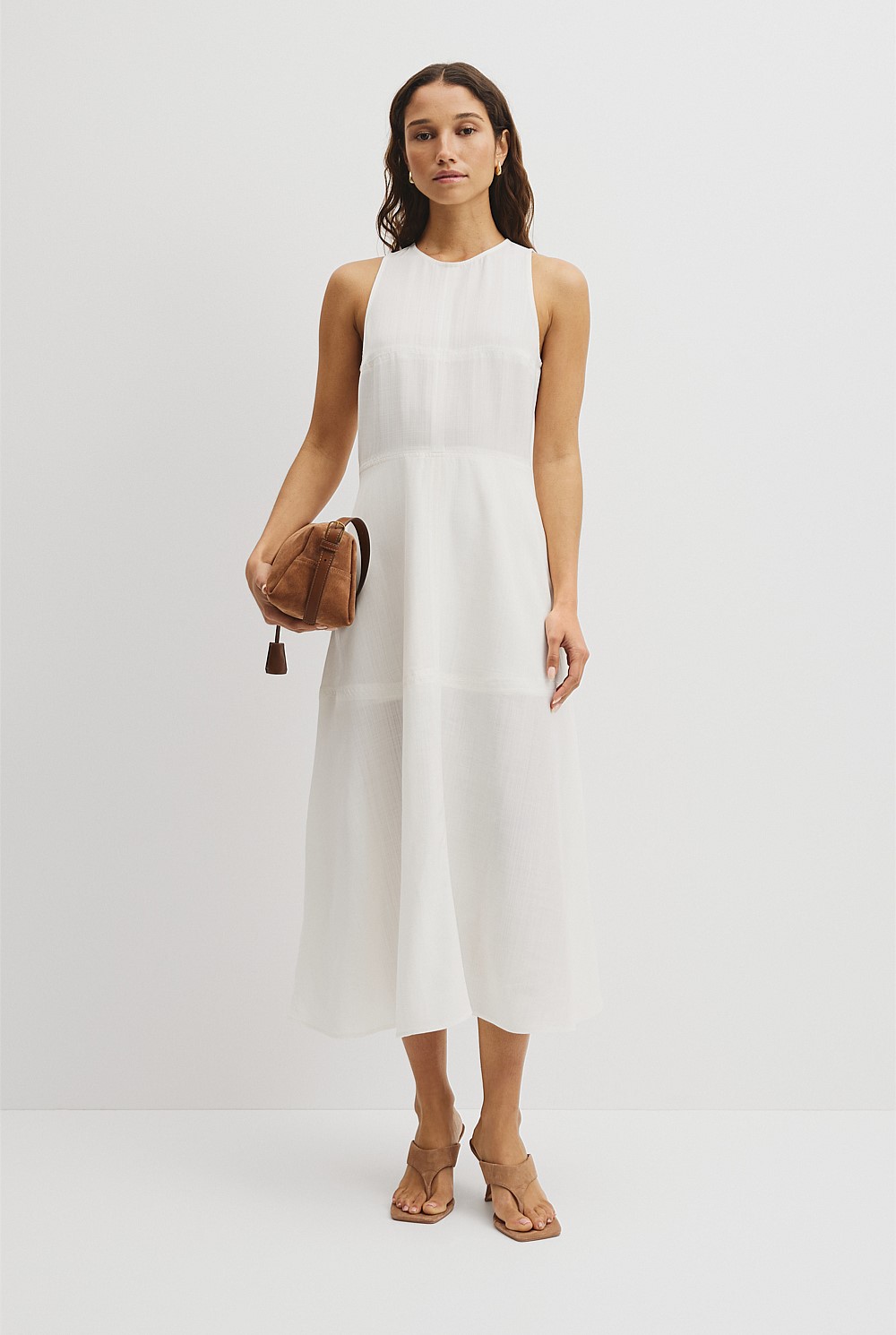 Panelled Midi Dress