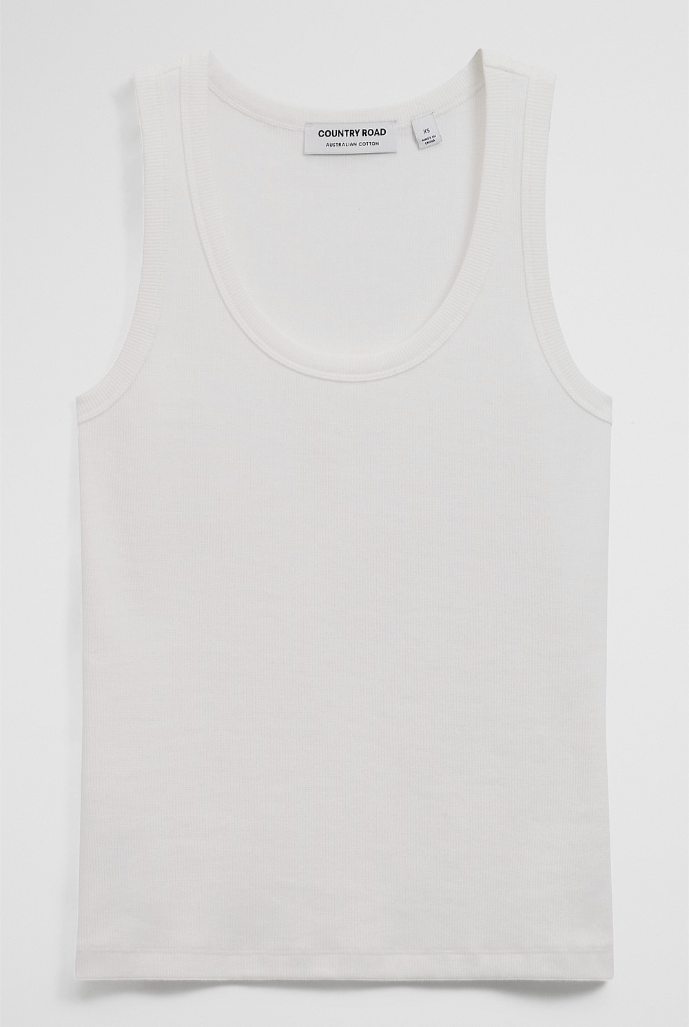 Scoop Neck Rib Tank