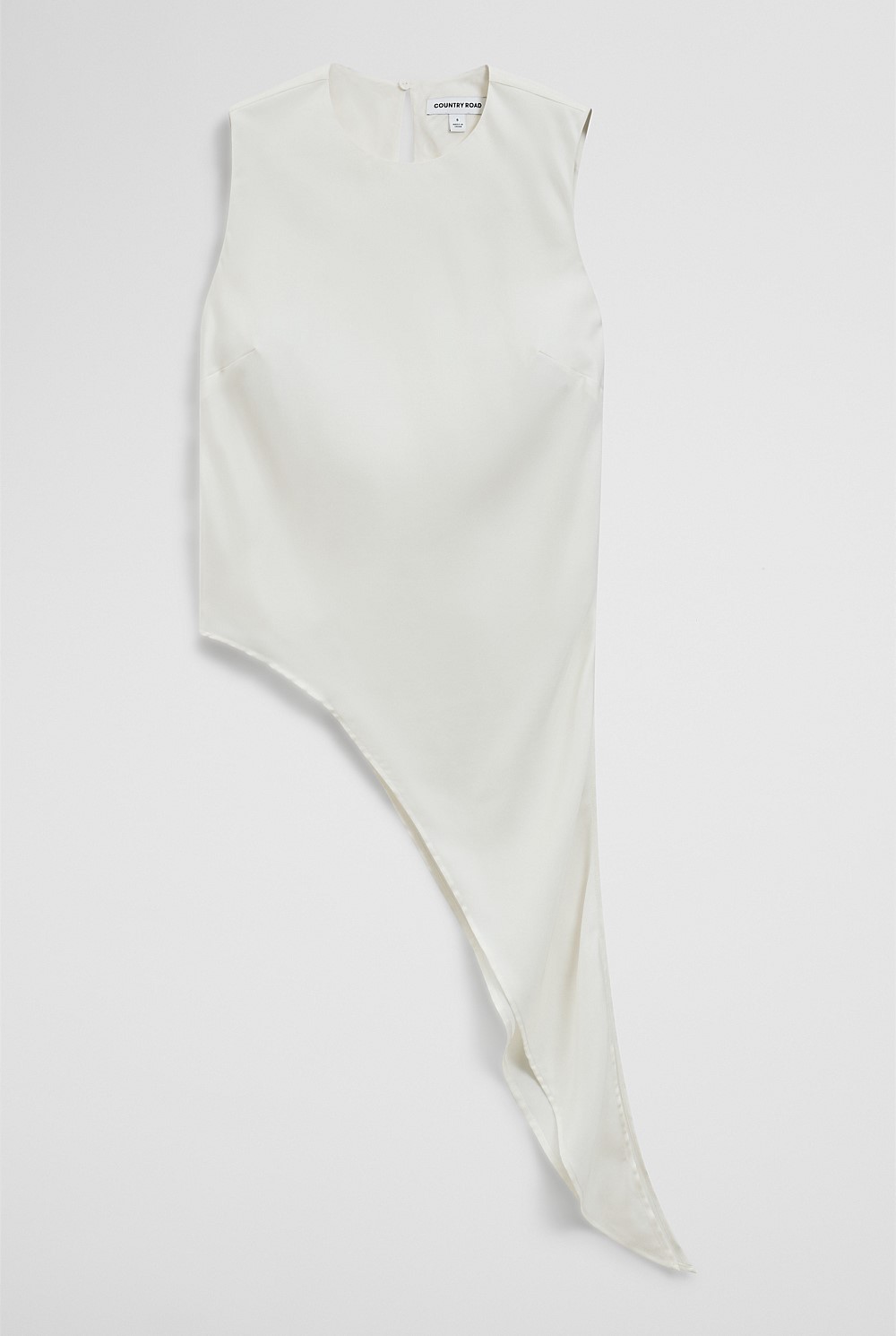 Asymmetrical Washable Silk Tank