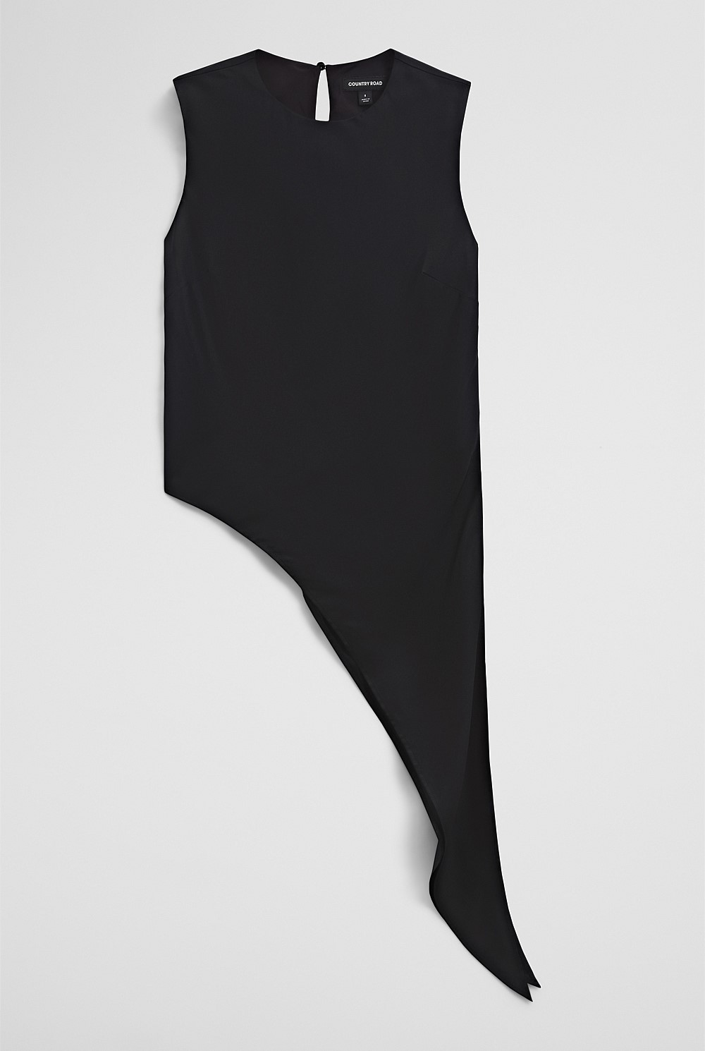 Asymmetrical Washable Silk Tank