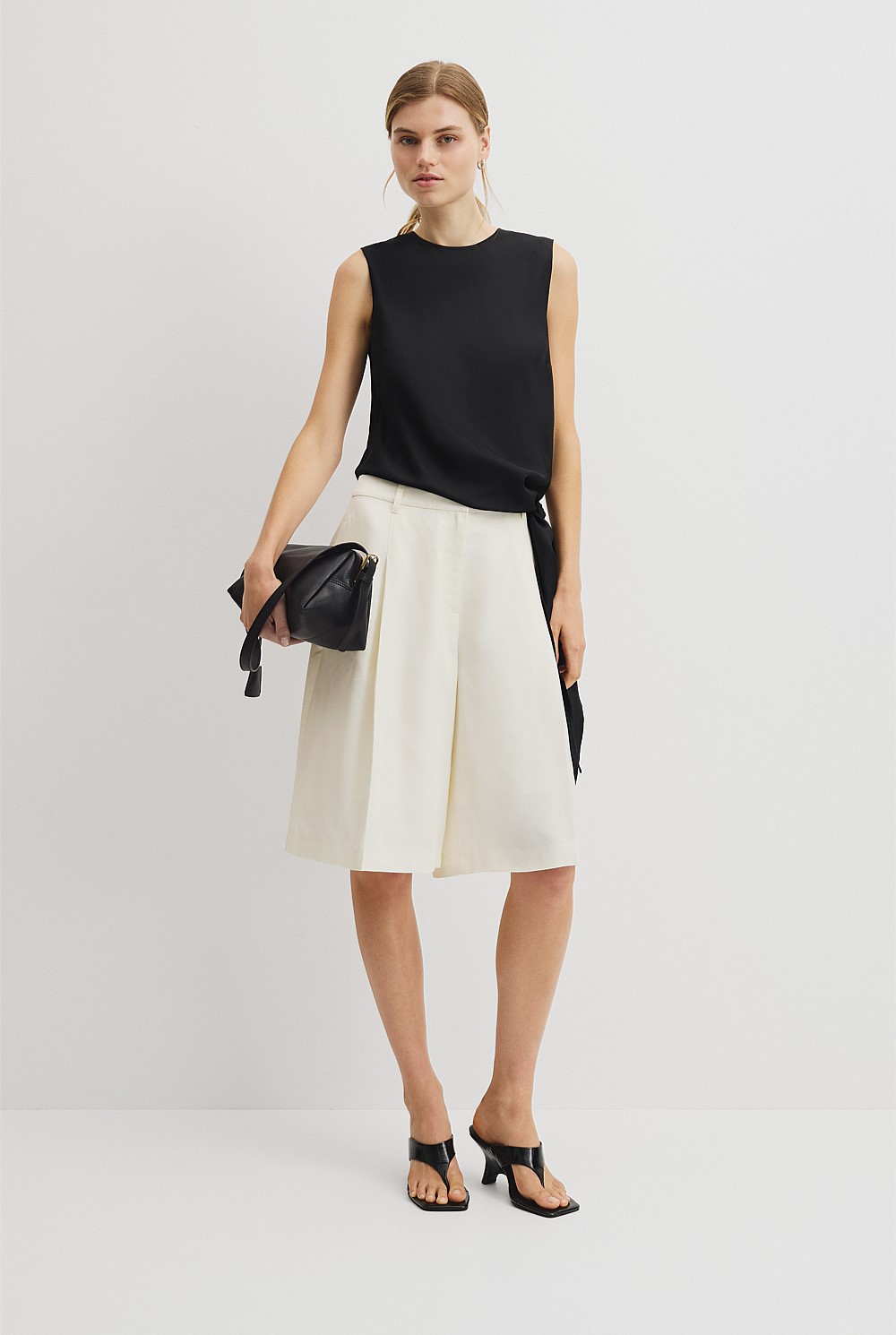 Asymmetrical Washable Silk Tank