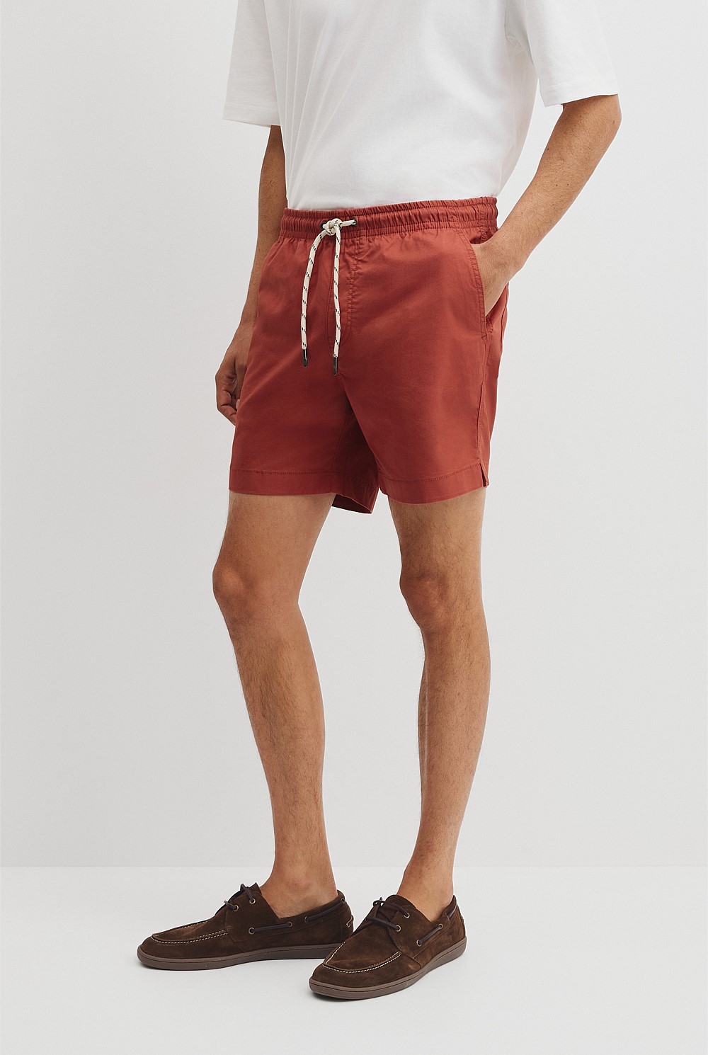 Cotton Drawcord Straight Short