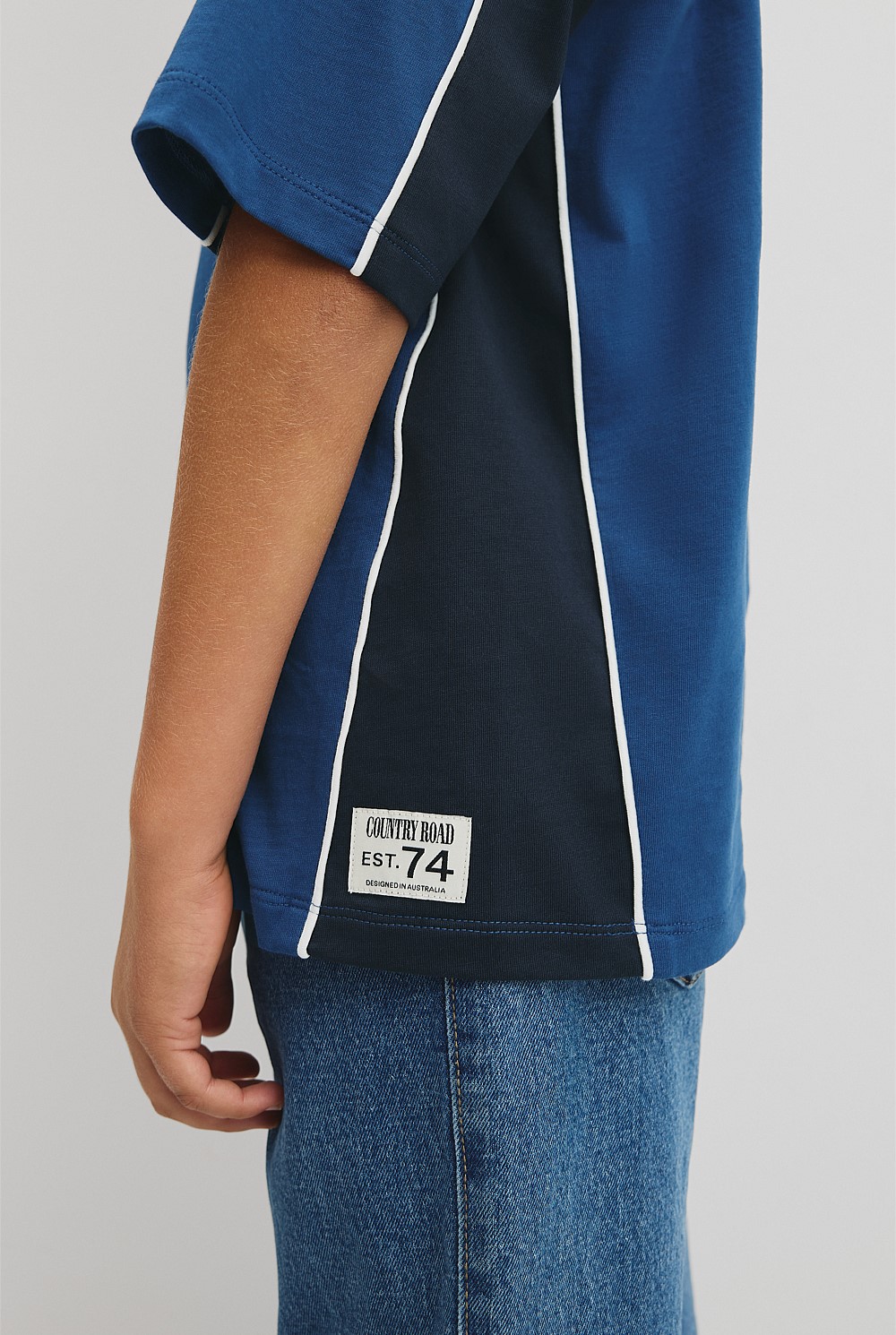Teen Relaxed Fit Spliced T-Shirt