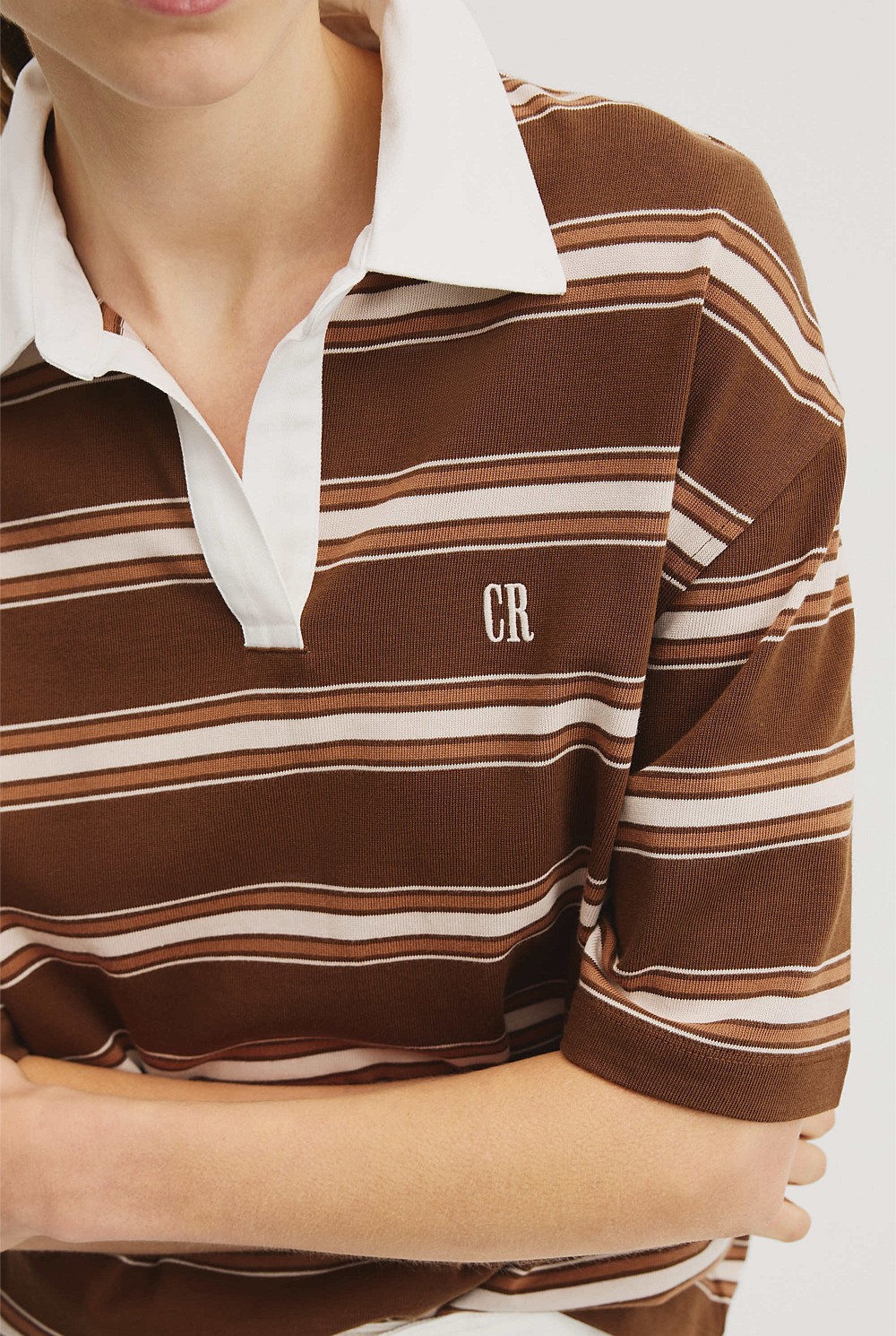 Stripe Rugby Polo