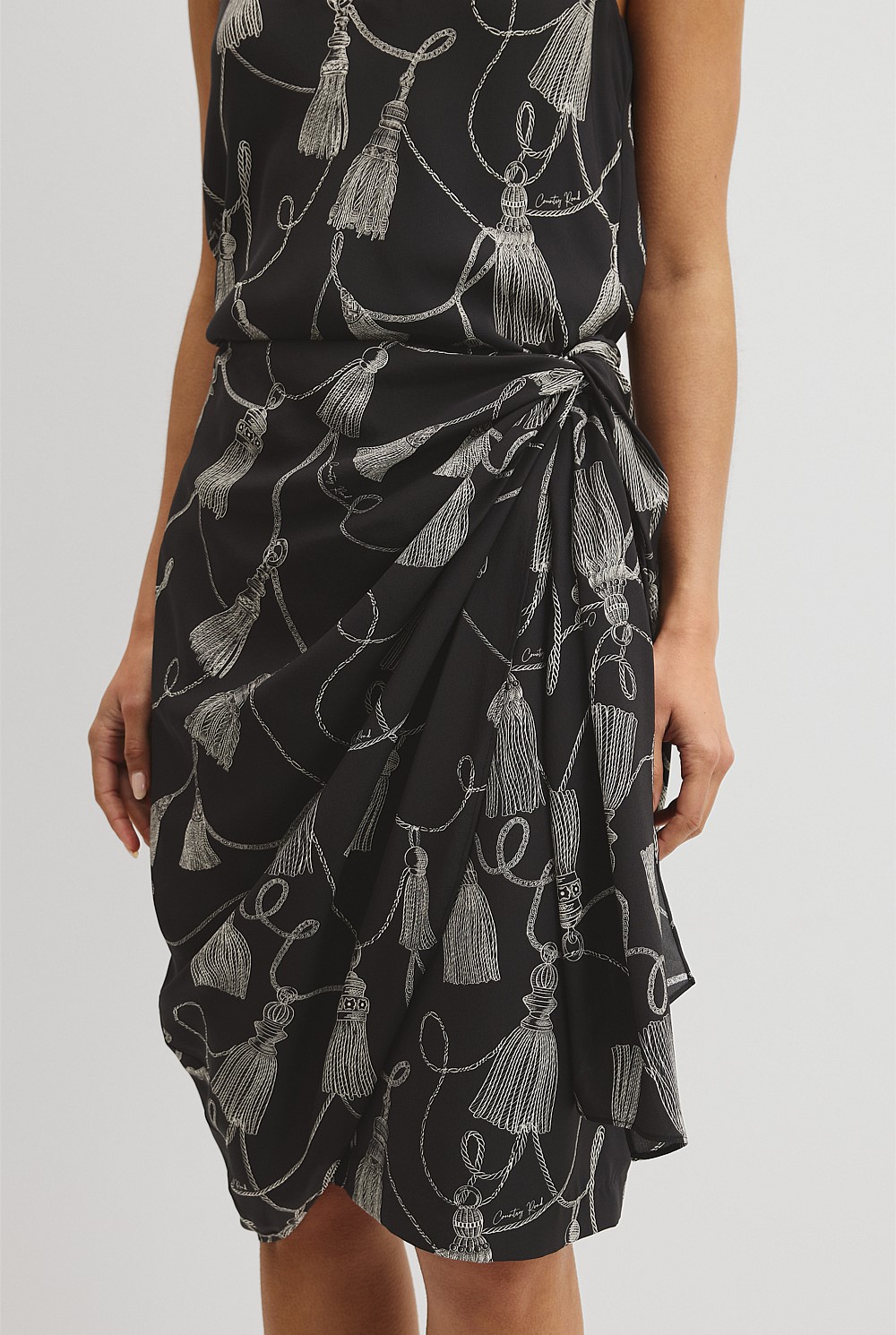 Print Sarong Skirt