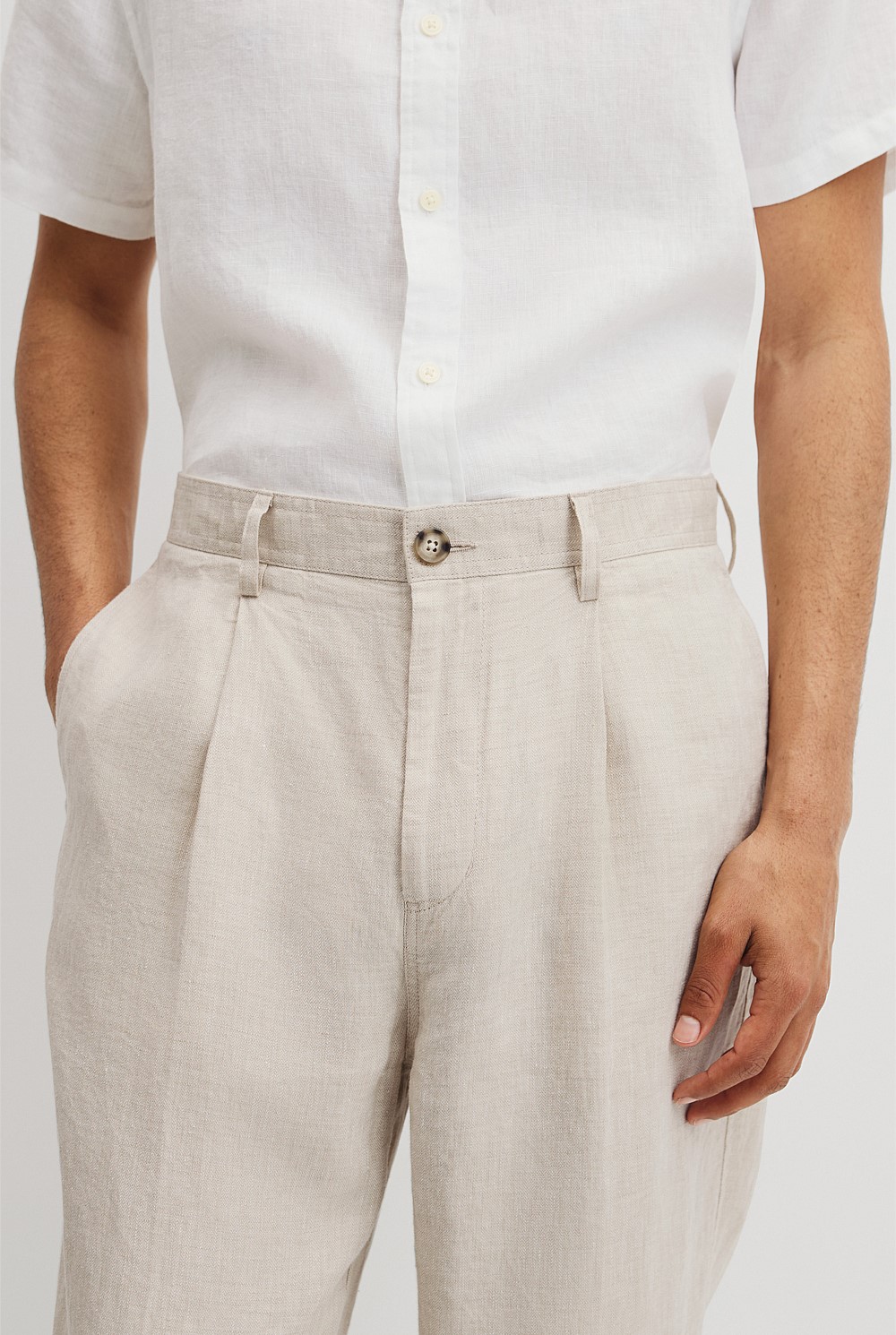 Linen Wide Leg Pant