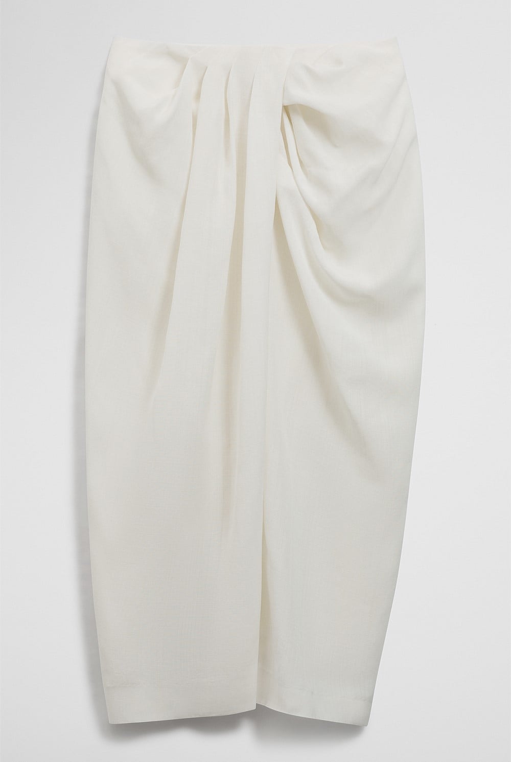 Knot Detail Midi Skirt