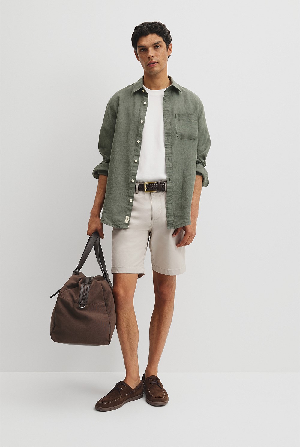 Regular Fit Linen Shirt