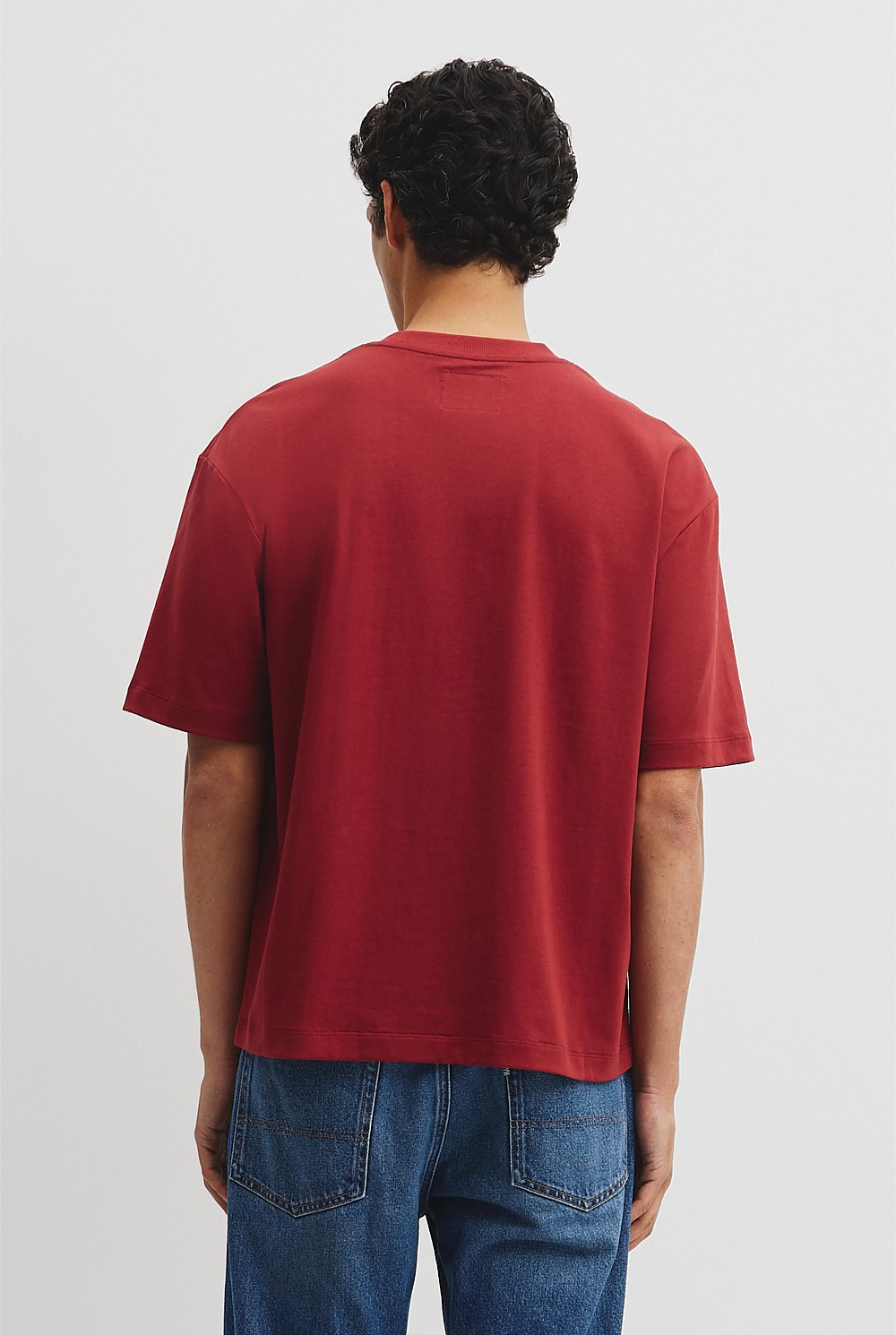 Australian Cotton Short Sleeve Heritage Boxy T-Shirt